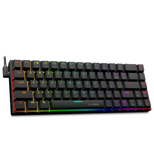 Teclado USB 60% E-YOOSO Z686 RGB