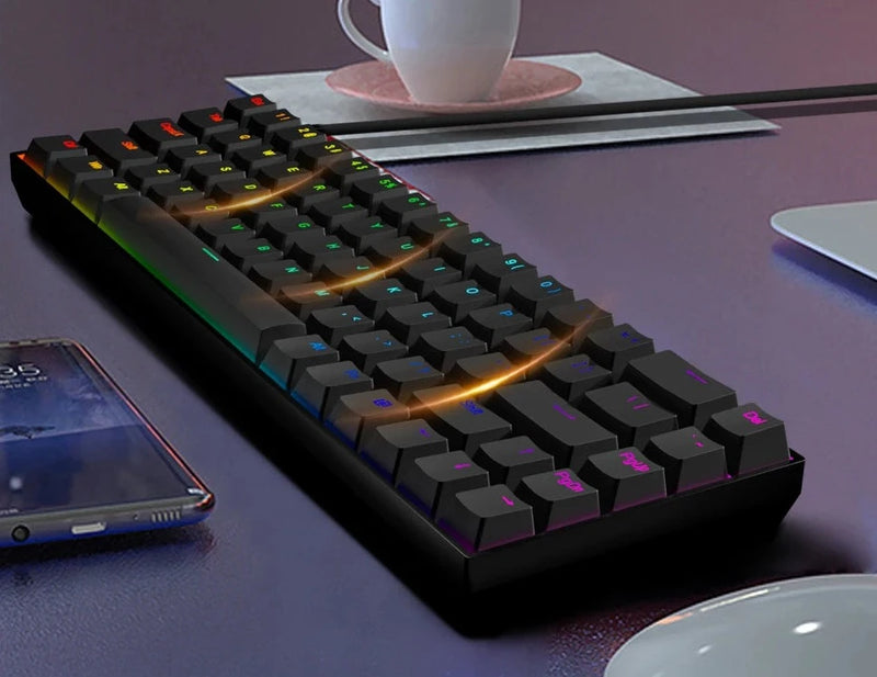 Teclado USB 60% E-YOOSO Z686 RGB