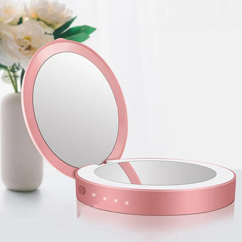 Espelho LED Power Bank Cosmetic Mirror